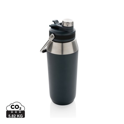 Vacuum stainless steel dual function lid bottle 1L