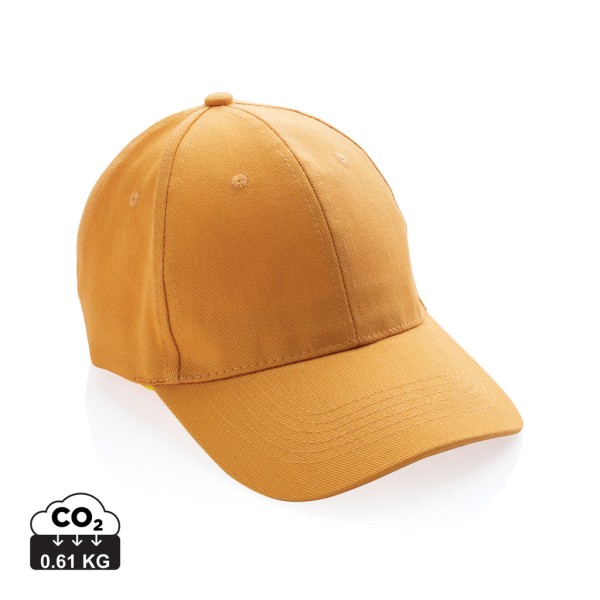 Impact 6 panel 280gr Recycled cotton cap with AWARE™ tracer