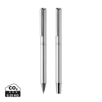 Swiss Peak Cedar RCS certified recycled aluminum pen set