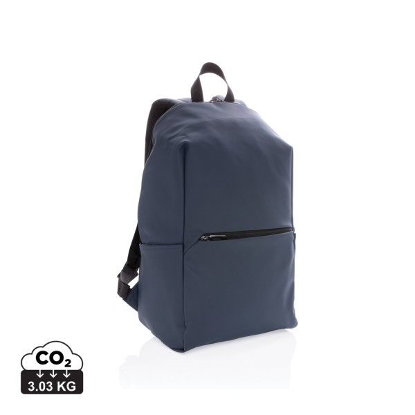 Smooth PU 15.6"laptop backpack