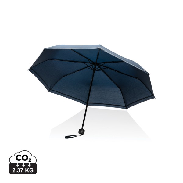 20.5"Impact AWARE™ RPET 190T pongee mini reflective umbrella