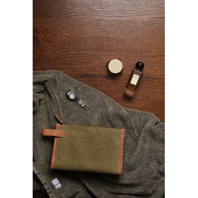 VINGA Bosler GRS recycled canvas toiletry bag