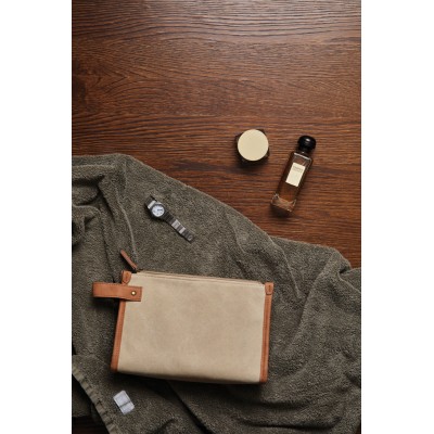 VINGA Bosler GRS recycled canvas toiletry bag