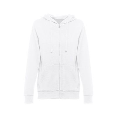 THC AMSTERDAM WOMEN WH. Women's hooded full zipped sweatshirt