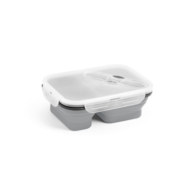 DILL. Lunch Box. Retractable hermetic box in silicone and PP (480 and 760 mL)