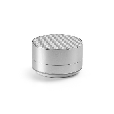 FLOREY. Aluminium portable speaker with microphone