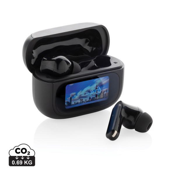 Airtune RCS recycled plastic ANC earbuds with touch screen