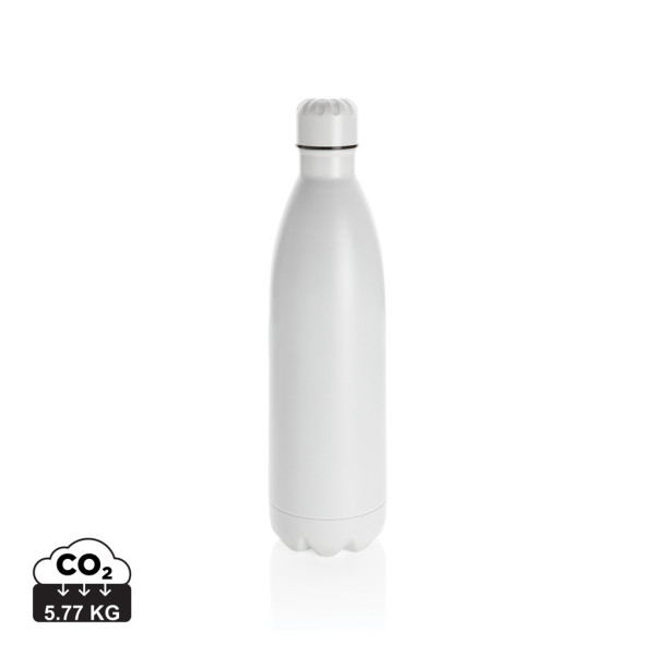 Solid colour vacuum stainless steel bottle 1L