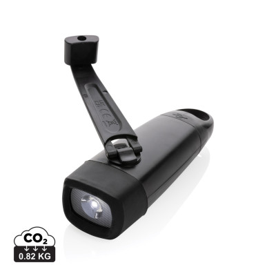 Lightwave RCS rplastic USB-rechargeable torch with crank