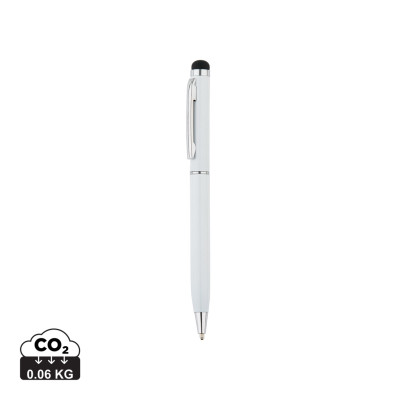 Thin metal stylus pen