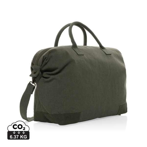 Kezar AWARE™ 500 gsm recycled canvas deluxe weekend bag