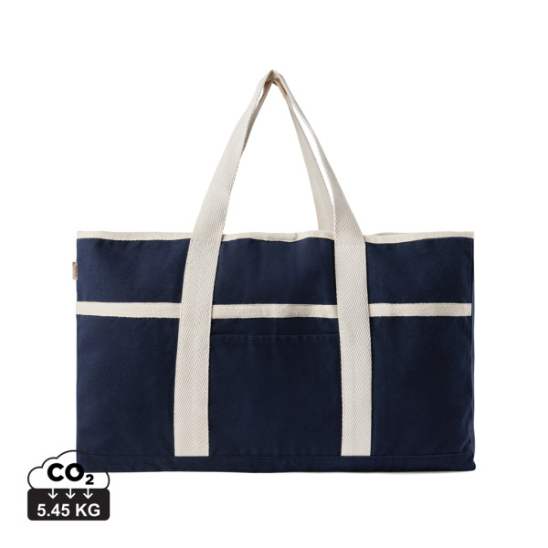 VINGA Volonne AWARE™ recycled canvas beach bag