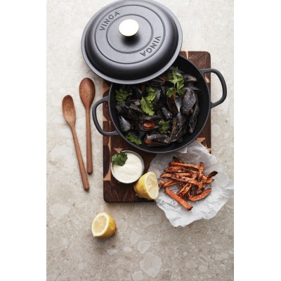 VINGA Monte enameled cast iron sauté pan