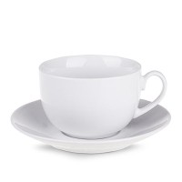 Porcelianinis puodelis su lėkštute 22100